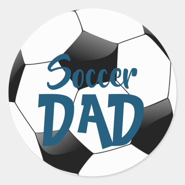 Pegatina Redonda Fútbol (Anverso)