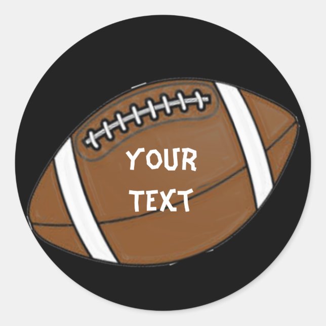 Pegatina Redonda Fútbol (Anverso)