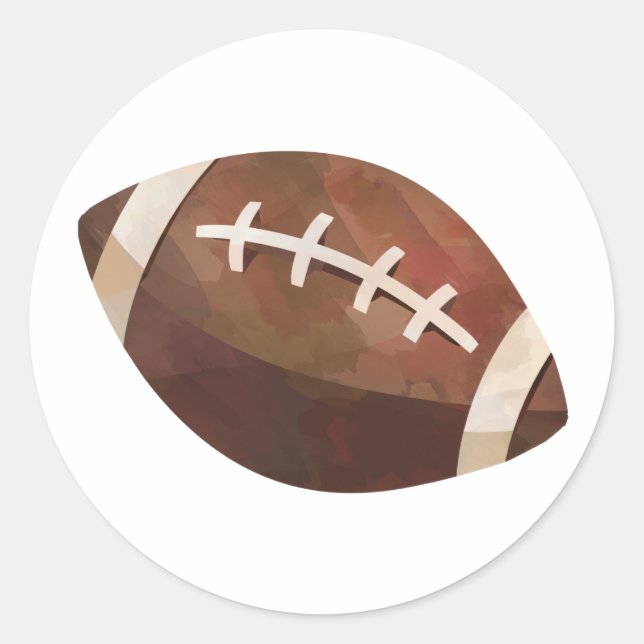 Pegatina Redonda Fútbol (Anverso)