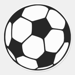 Pegatina Redonda Fútbol