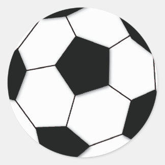 Pegatina Redonda Fútbol
