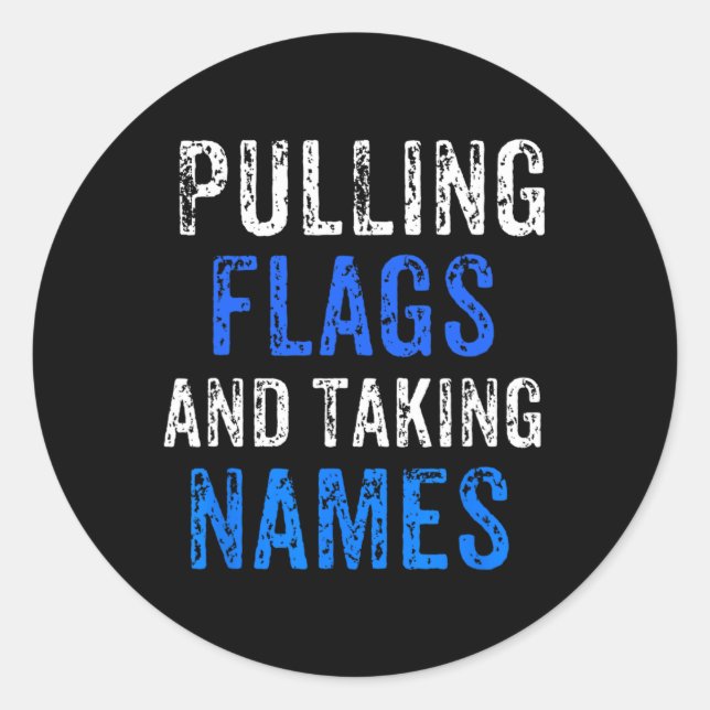 Pegatina Redonda Fútbol De Bandera Para Hombres O Chicas Que Aman E (Anverso)