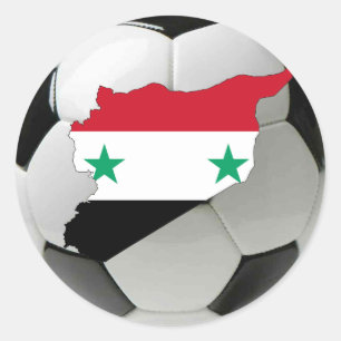 Pegatina Redonda Fútbol de Siria