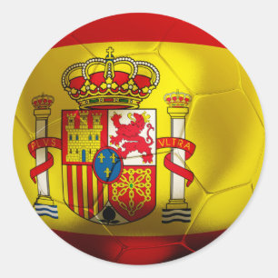 Pegatina Redonda Fútbol en España