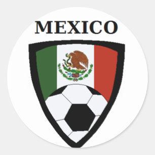 Pegatina Redonda Fútbol en México