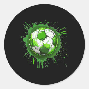 Pegatina Redonda Fútbol estético