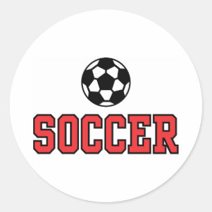 Pegatina Redonda Fútbol N bola 12