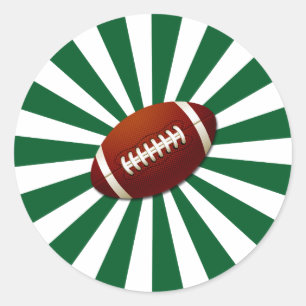 PEGATINA REDONDA FÚTBOL RETRO