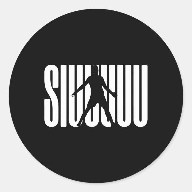 Pegatina Redonda Futbolistas Futbolistas Femeninos Hombres Futbolis (Anverso)