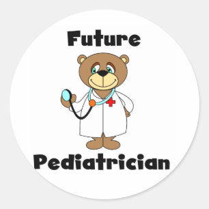 PEGATINA REDONDA FUTURO PEDIATRICANO