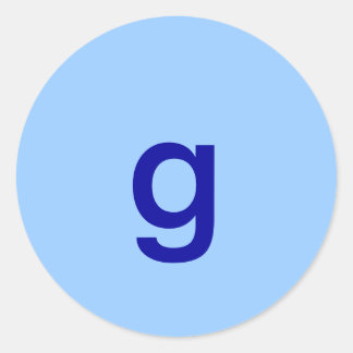 Pegatina Redonda g