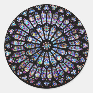 Pegatina Redonda G sagrada