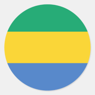 Pegatina Redonda gabón