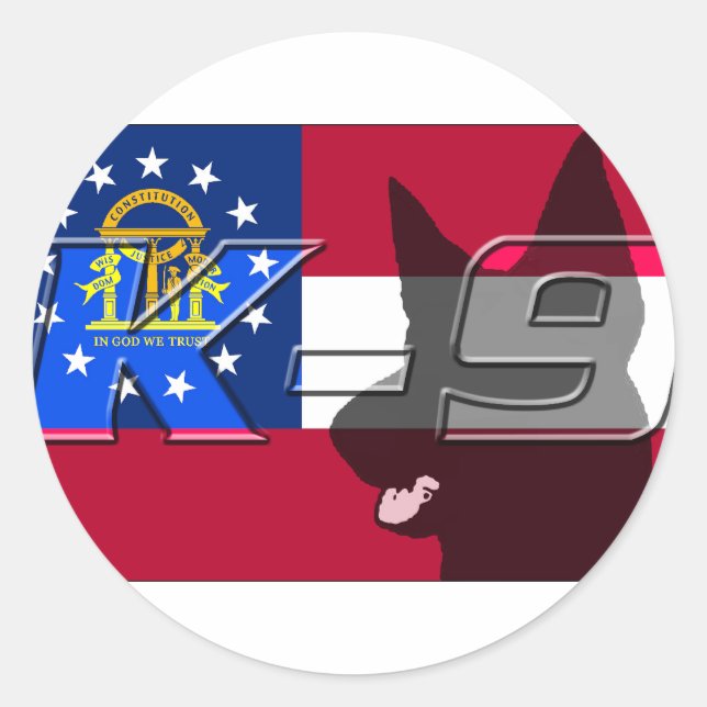 PEGATINA REDONDA GAK9 (Anverso)