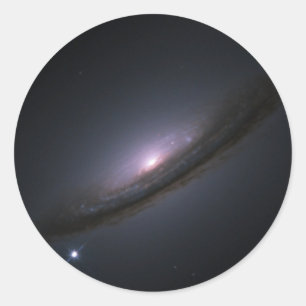 Pegatina Redonda Galaxia de disco Supernova 1994D NASA