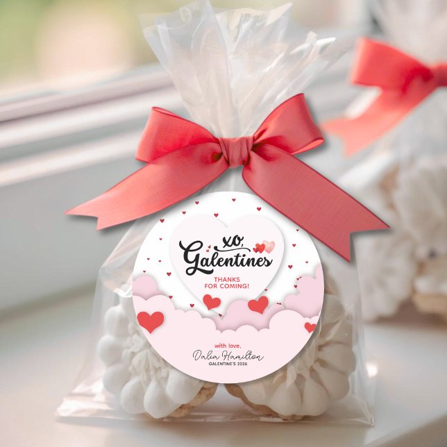 Pegatina Redonda Galentine's Thank You (Subido por el creador)