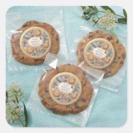 Pegatina Redonda Galleta Casera