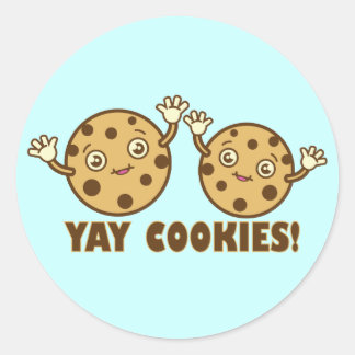 Pegatina Redonda Galletas, ay