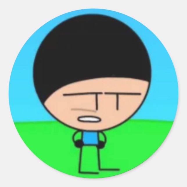 Pegatina Redonda Gamer Chance Stickers (Anverso)