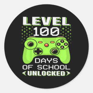 Pegatina Redonda Gamer Suden 100 días cada 100 días