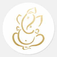 Ganesh | Ganapati | Dios indio | Faux Gold
