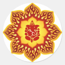 Ganesha Lotus Design