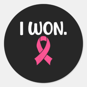 Pegatina Redonda Ganó apoyo para la sensibilización sobre el cáncer