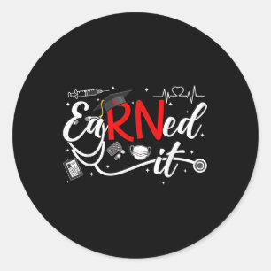 Pegatina Redonda Ganó En 2025 Para La Graduación De Enfermería De E