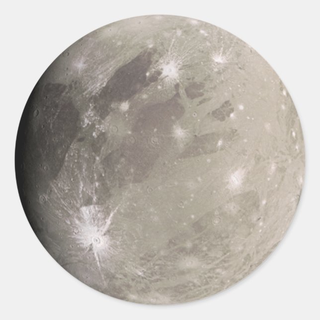 Pegatina Redonda Ganymede (Anverso)