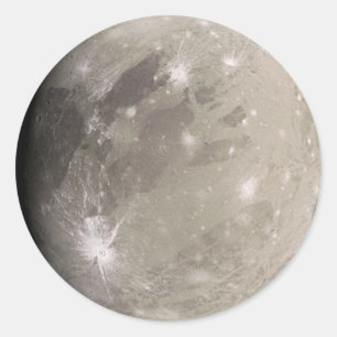 Pegatina Redonda Ganymede