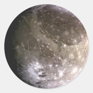 Pegatina Redonda Ganymede