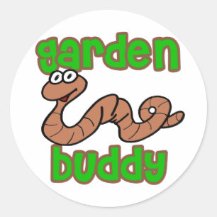 Pegatina Redonda Garden Buddy