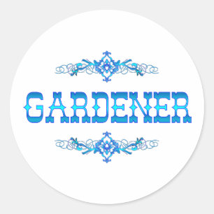 PEGATINA REDONDA GARDENER