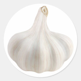 Pegatina Redonda Garlic