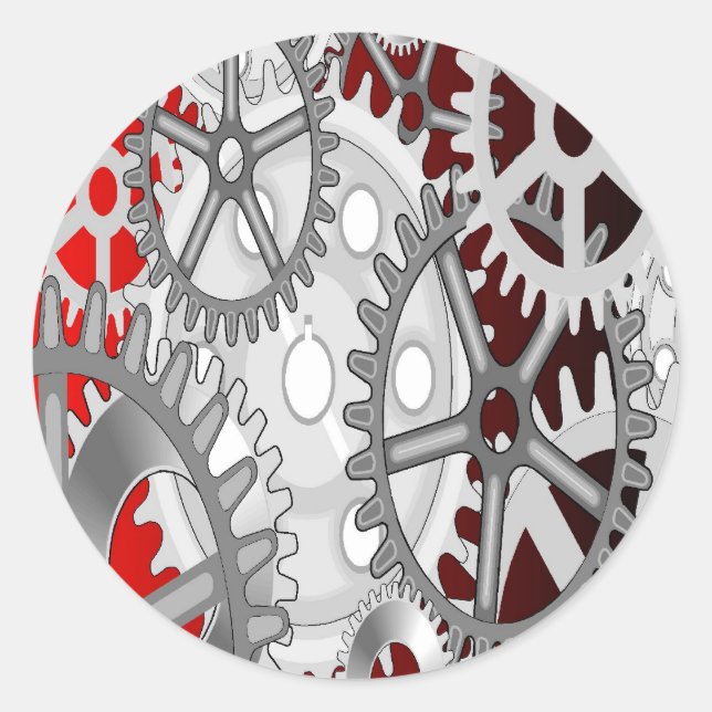 Pegatina Redonda Gases (Anverso)