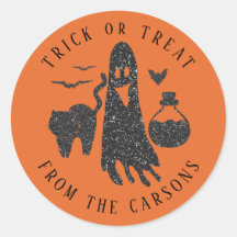 Gato Fantasma de Halloween Murciélagos Botella de