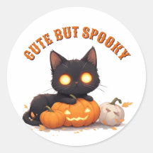 Gato Negro Kawaii Truco o Regalo Halloween 🎃