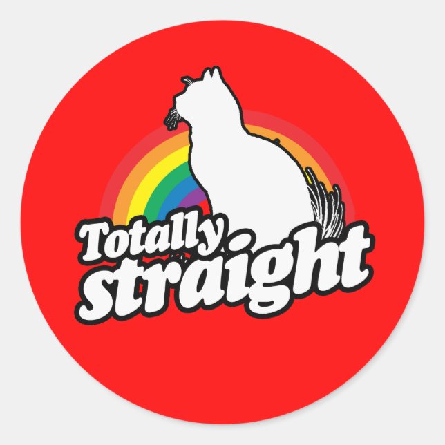 Pegatina Redonda GATO TOTALMENTE HETERO - BLANCO - (2).png (Anverso)