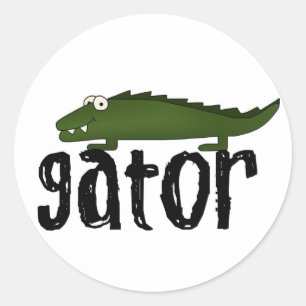 Pegatina Redonda Gator
