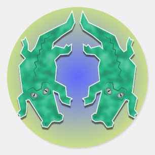 Pegatina Redonda Gators