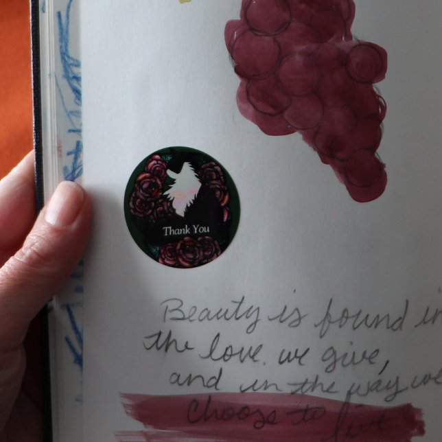 Pegatina Redonda Gatos del gato del tuxedo gatos de gatitos blancos (Subido por el creador)