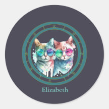 gatos pareja valentina Day Funny