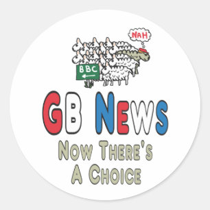 Pegatina Redonda GB News