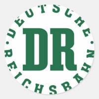 GDR, DDR Railway/- Reichsbahn Alemán Sign