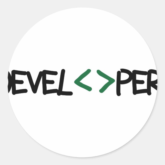 Pegatina Redonda Geek / Gaming (Anverso)