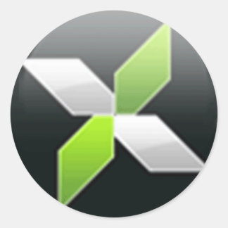 PEGATINA REDONDA GEFORCE3D.NET