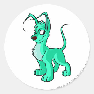 Pegatina Redonda Gelert Green