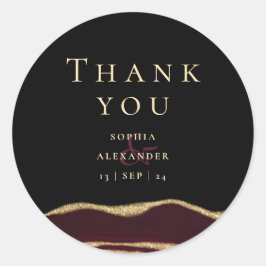 Pegatina Redonda Gemela de Borgoña