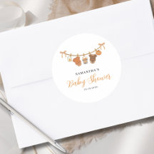 Gender Neutral Clothesline Halloween Baby Shower 