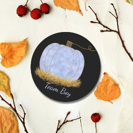 Pegatina Redonda Género de calabaza de Team Boy Revelan voto Fiesta